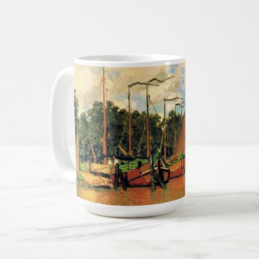 Mug Claude Monet, Boats at Zaandam, (Devant gauche)