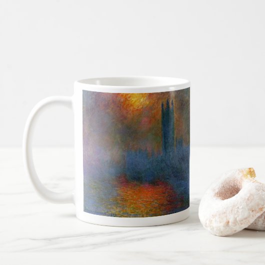 Mug Claude Monet - Chambres du Parlement (Avec donut)
