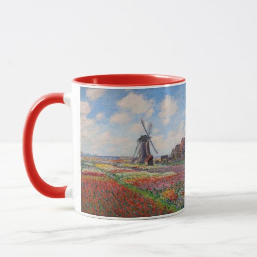Mug Claude Monet - Champ de Tulipes en Hollande (Gauche)
