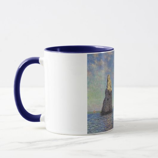 Mug Claude Monet Cliffs at Etretat Impressionist Paint (Gauche)