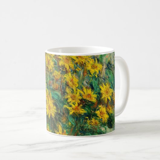 Mug Claude Monet - Fleurs d'artichauts de Jérusalem (Devant droit)