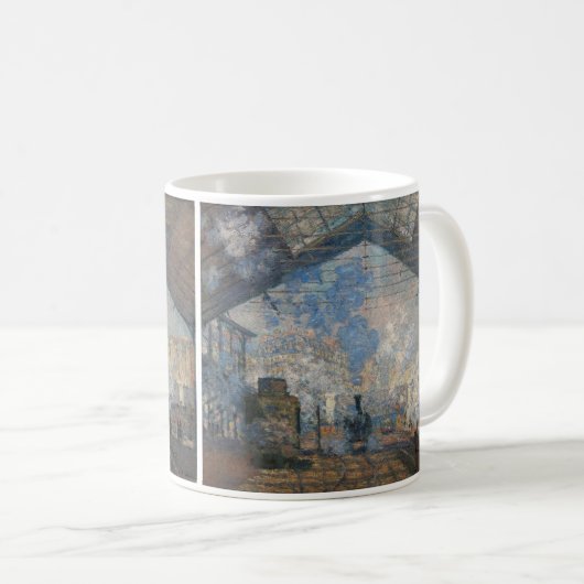 Mug Claude Monet - Gare Saint-Lazare Vue extérieure (Devant droit)