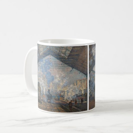 Mug Claude Monet - Gare Saint-Lazare Vue extérieure (Devant gauche)