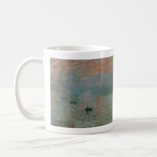 Mug Claude Monet Impression Soleil levant (soleil leva (Gauche)
