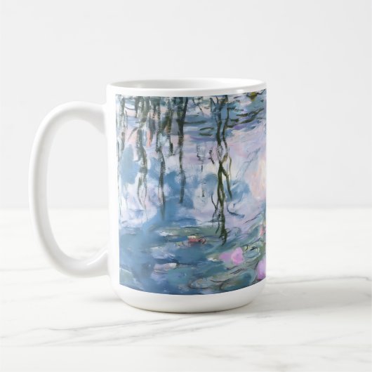 Mug Claude Monet Impressionist Water Lillies Painting (Gauche)