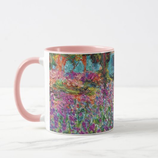 Mug Claude Monet - Irises in Monet's Garden Fine Art (Gauche)