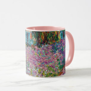 Mug Claude Monet - Irises in Monet's Garden Fine Art
