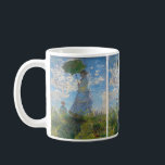 Mug Claude Monet - La Promenade, Femme avec un Parasol<br><div class="desc">La Promenade,  Femme avec un Parasol / Madame Monet et son fils / La Promenade / La Femme a l'ombrelle - Claude Monet,  1875</div>