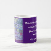 Mug Claude Monet, Le Pont Japonais, Citation (Centre)