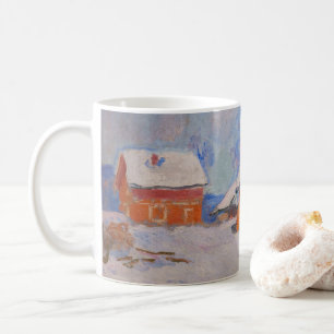 Mug Claude Monet - Norvège, Maisons rouges à Bjornegaa
