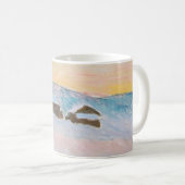 Mug Claude Monet - Norvège Paysage, Maisons Bleues (Devant droit)