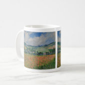 Mug Claude Monet Painting, Champ de pavot à Giverny (Devant gauche)