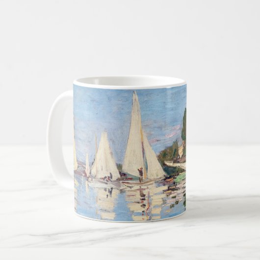 Mug Claude Monet - Regattas à Argenteuil (Devant gauche)