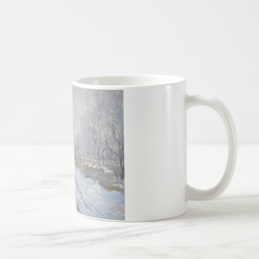 Mug Claude Monet - Scène de neige à Argenteuil (Droite)