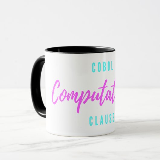 Mug Clause d'utilisation informatique de la programmat (Devant gauche)