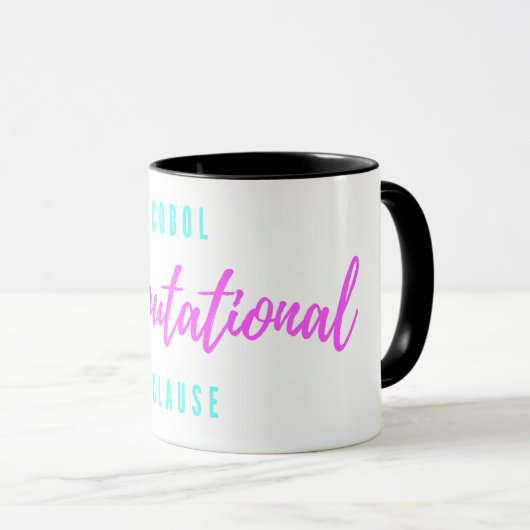 Mug Clause d'utilisation informatique de la programmat (Devant droit)