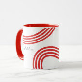 Mug Clause Santa coquin rétro (Devant gauche)
