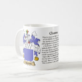 Mug Clausen, l'origine, la signification et la crête (Devant gauche)