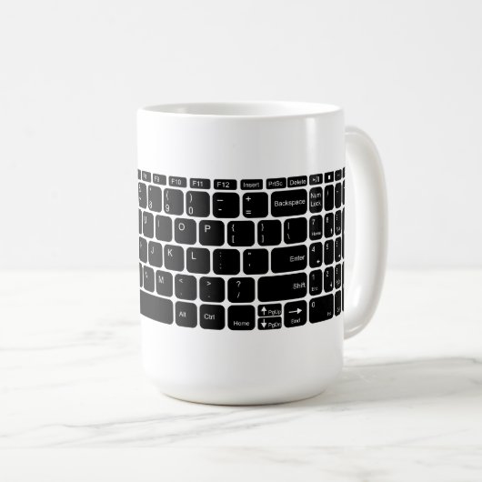 Mug Clavier (Devant droit)