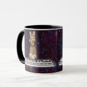 Mug Clavier chat frappe à nouveau (Devant gauche)