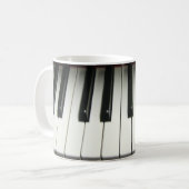 Mug Clavier de piano (Devant gauche)