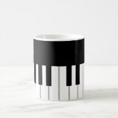 Mug Clavier de piano classique Musique personnalisée (Centre)