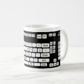 Mug Clavier d'ordinateur Amusant (Devant droit)
