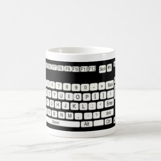 Mug Clavier d'ordinateur Amusant (Centre)