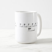 Mug Clavier d'ordinateur Entrez les clés de CAFÉ (Devant droit)