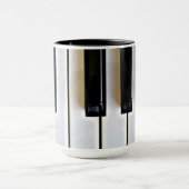 Mug Clavier - noir et blanc (Centre)