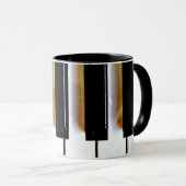 Mug Clavier pour piano (Devant droit)