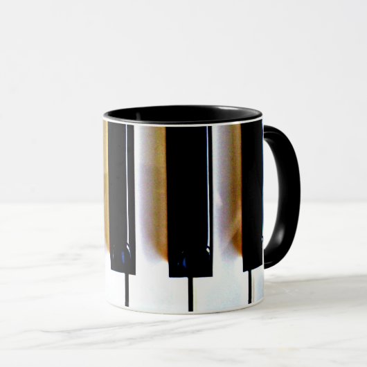 Mug Clavier pour piano (Devant droit)