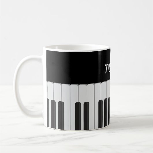 Mug Clavier pour piano (Gauche)