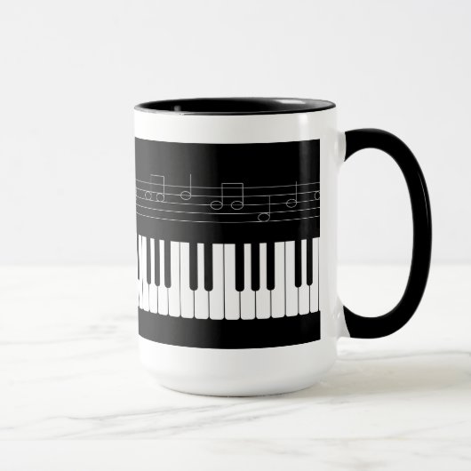 Mug Clavier pour piano (Droite)