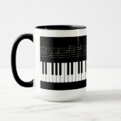 Mug Clavier pour piano (Gauche)