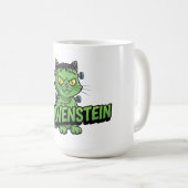 Mug Clawenstein Green Halloween Chat (Devant droit)