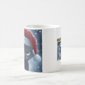 Mug 'Claws Humbug' Grumpy Christmas Cat Coffee Cup (Centre)