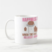 Mug Clay Delivery Happiness Pottery Design (Gauche)