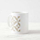 Mug Clay Geometric Deco Cube Pattern (Devant gauche)