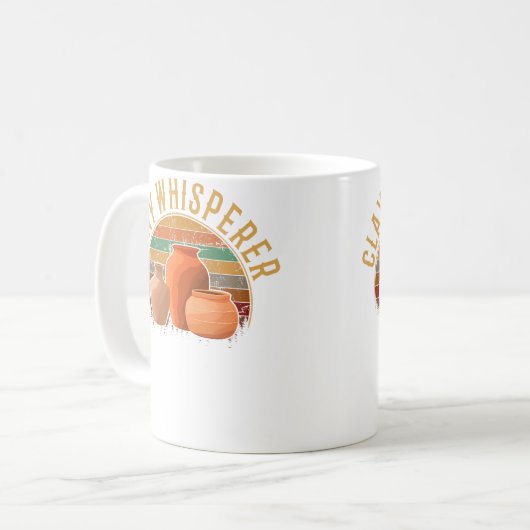 Mug Clay Whisperer Pottery (Devant gauche)