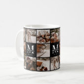Mug Clé de collage Black & White Multi Photo (Devant gauche)