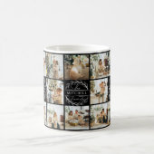Mug Clé de collage Black & White Multi Photo (Centre)
