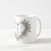 Mug Clé de ma boue cardiaque (Devant droit)