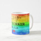 Mug Clé de Merci personnalisée (Devant droit)