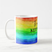 Mug Clé de Merci personnalisée (Gauche)