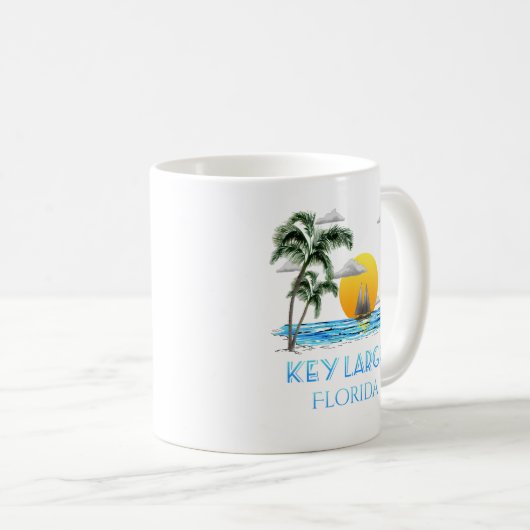 Mug Clé de navigation Largo Florida Keys (Devant droit)