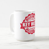 Mug Clé d'été ouest - floride (Devant gauche)