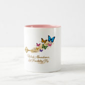 Mug Clé Dorée & Papillon Inspiration (Centre)