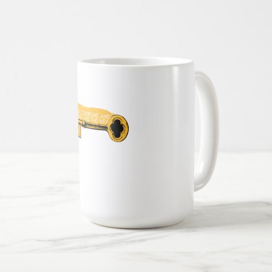 Mug Clé du succès (Devant droit)