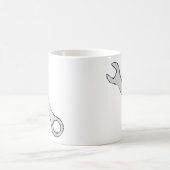 Mug Clé. Gris et noir. Clé (Centre)